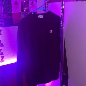 purple champion crewneck!! <3